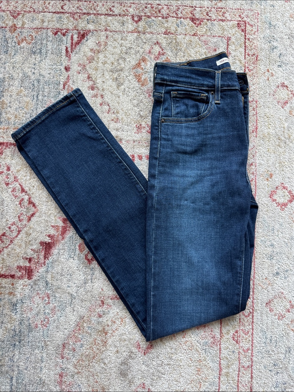 Levi’s High Rise Straight Jeans